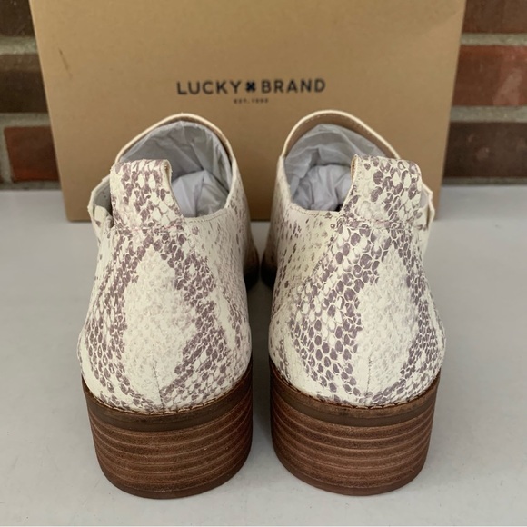 Lucky Brand Womens Lenci Leather Animal Print Slip On Ankle Boots US 10 M NEW - Picture 9 of 9
